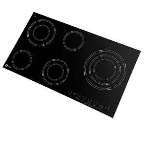 Parrilla Vitrocerámica 90cm Vidrio Negro GE Profile - PP936SMSS