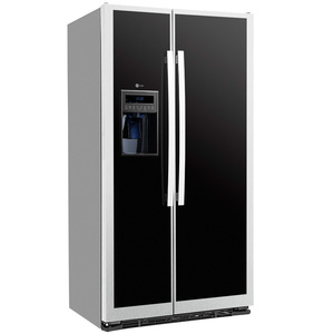 Refrigerador Dúplex 628.2 L Vidrio Negro GE Profile - PSMN3FFBFBN