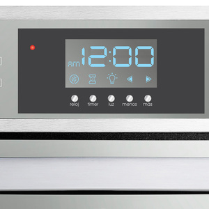 Horno Empotrable 60cm Inoxidable Vidrio Espejo Io mabe - IO6055HEWI0