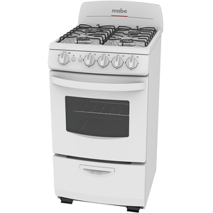 Estufa de piso 51 cm Blanca Mabe - EEM5120BB0