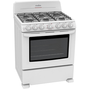 Estufa de psio 76 cm Blanca Mabe - CEM7640BAPB0