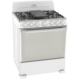 Estufa de Piso 76 cm Blanca Mabe - CEM7650BSIB0