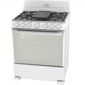 Estufa de Piso 76 cm Blanca Mabe - CEM7650BSIB0