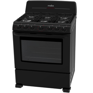 Estufa de Piso 76 cm Negra Mabe - CEM7640BAPN0