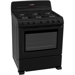 Estufa de Piso 76 cm Negra Mabe - EM7620BAPN0