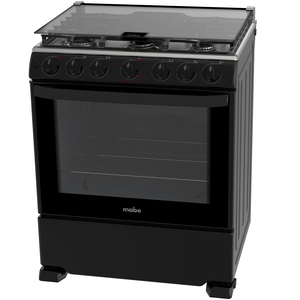 Estufa de Piso 76 cm Negra/Inoxidable - EM7656CSIN0