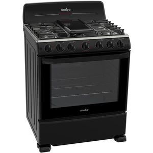 Estufa de Piso 76 cm Negra Mabe - EM7658BFIN0
