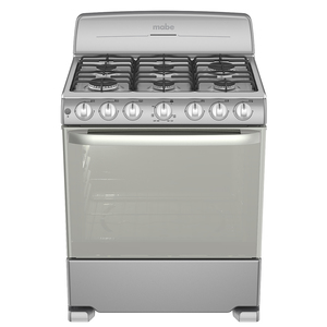Estufa de piso 76 cm Plata Mercury Mabe - EM7647BSIS0