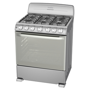 Estufa de piso 76 cm Plata Mercury Mabe - EM7647BSIS0
