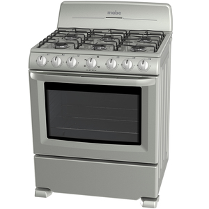 Estufa de Piso 76 cm Silver Mabe - EM7620BAIS0