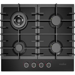 Parrilla de empotre 60 cm Vidrio Negro Mabe - CMG6018V0